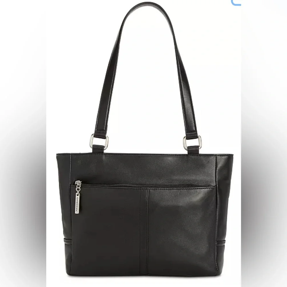 Giani Bernini Black Leather Tote